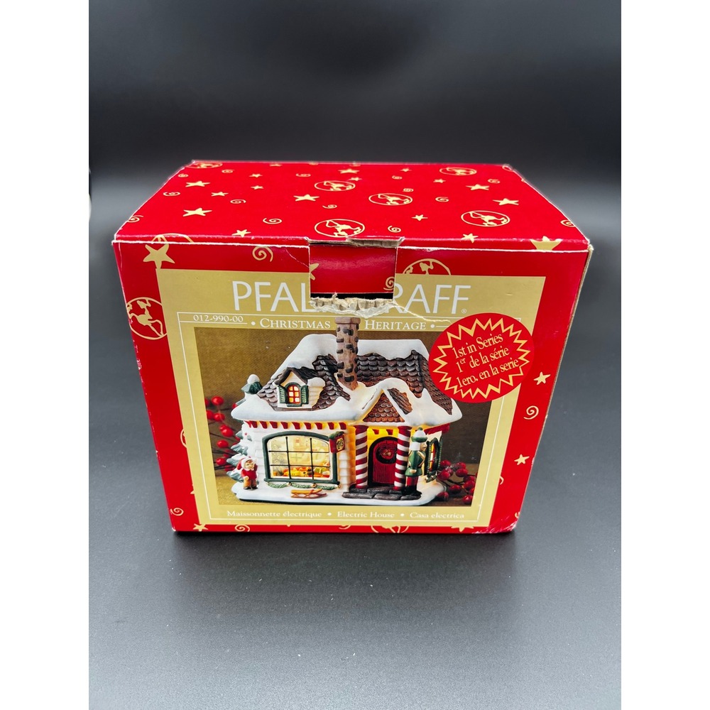 Pfaltzgraff Christmas Heritage Electric Toy Store House 012-990-00 1st Series